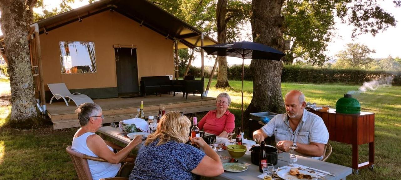 Glamping Les Arbres, Luxe Safaritent Met Zwembad Cronat Екстериор снимка